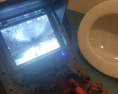 Rioolinspectie met camera Rioolinspectie met camera